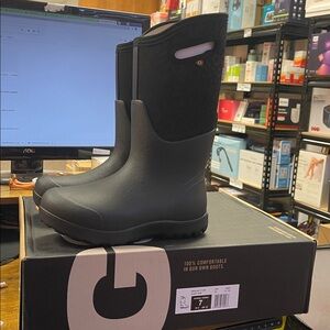 Bogs Black Rain Boots